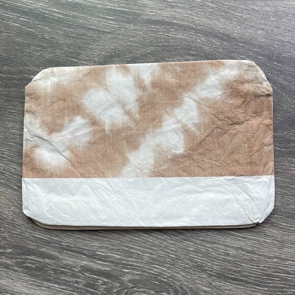 Aloha Collection Small Pouch, Shibori by Chelsea Kauai, sandstone - Picture 8 of 8